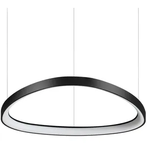 Ideal Lux Suspension Intégrée Décorative À Led Noire, 3000k