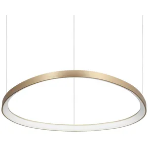 Ideal Lux Suspension intégrée décorative à del en laiton, 3000K