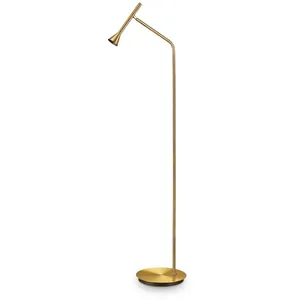 Diesis Lampadaire de travail de lecture Led Laiton 3000K - Ideal Lux