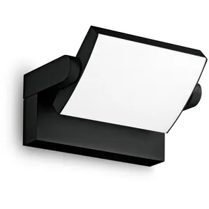 Comparateur de prix : Ideal lux swipe applique d'extérieur à led noire, 3000k, ip54