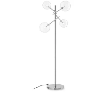 Ideal Lux Lampadaire à 4 bras multiples chrome