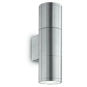 Ideal Lux Applique murale aluminium gun 2 ampoules pas cher