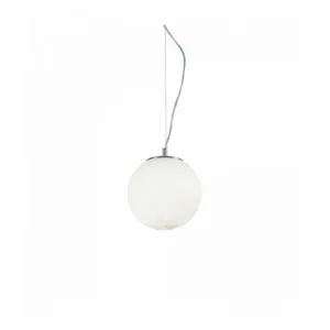 Ideal Lux Suspension Blanche mapa bianco 1 ampoule Diamètre 30 Cm - Blanc pas cher