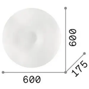 Ideal Lux - glory PL5 D60, Plafonnier pas cher