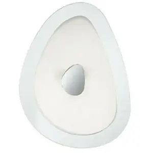 IDEAL LUX EverGreen Maison Applique murale/lampe de plafond Blanc 40.5 x 30.5 cm