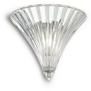 IDEAL LUX Applique murale transparente santa 1 ampoule largeur 33 cm