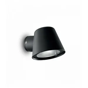IDEAL LUX Applique murale Noire gas 1 ampoule - Noir