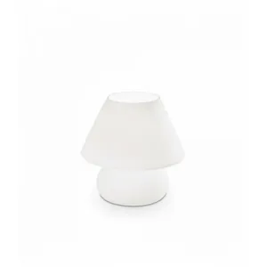 Prato - Petite lampe de table 1 lumière blanche, E14 - Ideal Lux pas cher