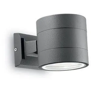 Ideal Lux Applique murale Anthracite SNIF ROUND 1 ampouleVendu parkaufland