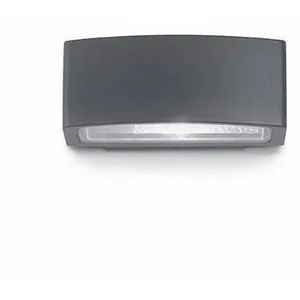 Comparateur de prix : Ideal Lux Andromeda - Petite Applique Murale Extérieure À 1 Lumière Noire Ip55, E27