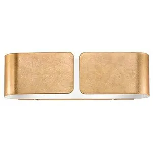 Comparateur de prix : Ideal Lux Clip - Grande Applique Murale D'intérieur À 2 Ampoules, Or, E27