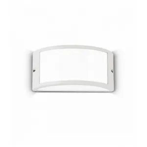 Comparateur de prix : IDEAL LUX Applique murale Blanche REX-1 1 ampoule - Blanc