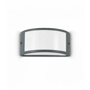 Comparateur de prix : Ideal Lux - Applique murale Anthracite REX-1 1 ampoule - Gris