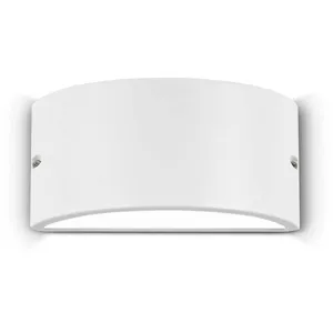 Rex-2 - Applique Murale Extérieure Up Down 1 Lumière Blanc IP44, E27 - Ideal LuxVendu parkaufland