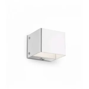 Applique murale - IDEAL LUX - FLASH - Blanc - Métal - 1 ampoule G9 40W pas cher