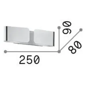 Comparateur de prix : Ideallux Ideal Lux applique murale Clip, doré, métal, largeur 25 cm