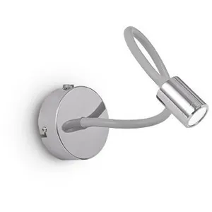 Focus-1 - Lampe de lecture murale à 1 lumière led Chrome - Ideal Lux pas cher