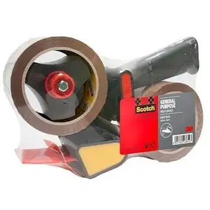 Comparateur de prix : 3m 309r2d dévidoir adhésif manuel avec 2 rouleaux adhésifs scotch pour emballages 50 mm x 66 m brun