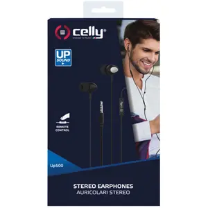 Comparateur de prix : Celly UP500BK écouteur/casque Avec fil Ecouteurs Appels/Musique Noir