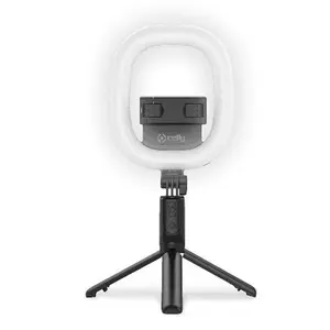 Celly Pro Click LED Ring Light avec trépied Celly Bluetooth 6 pouces pas cher