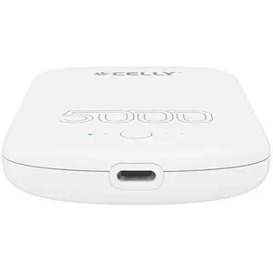 Celly MAGPB5000PRO PowerBank 10W MagSafe Charge sans fil 5000mAh Blanc pas cher