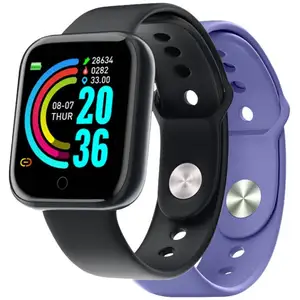 Comparateur de prix : Trainerbeat Montre connectée Celly Trainerband à deux bracelets, violette