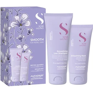 Alfaparf Milano Semi di Lino Smooth Minisize Kit Kit de voyage pour ch...