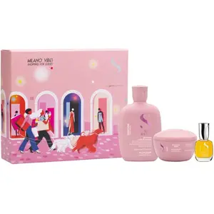 Comparateur de prix : Alfaparf Milano Semi di Lino Moisture Holiday Kit coffret cadeau pour ...