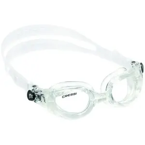 Comparateur de prix : Lunettes de natation Cressi Rocks blanc avec verres transparents
