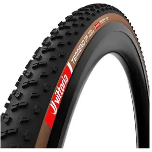 Pneu Vittoria Terreno T90 Gravel Endurance Tubeless Ready marron noir ... pas cher