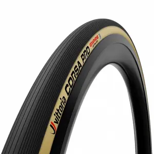 Comparateur de prix : Pneu Vittoria Corsa Pro Tubeless Ready pliable noir marron - 700x28