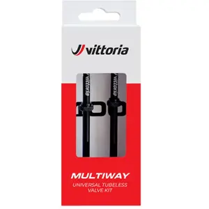 Comparateur de prix : Paire de valves tubeless vittoria multiway presta noir