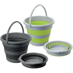 Brunner - Drum Fold-Away 10 l - Transport de l'eau taille 10 l, gris pas cher
