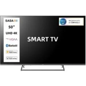 Saba SA50KM10VDA TV 50" 4K Ultra HD Smart TV Wifi Noir 250 cd/m² pas cher