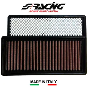 Simoni Racing Filtre à air de Remplacement sur mesure pour Opel Combo 1.4 2012- / Opel Tour 1.4T 2012- / Fiat 500 1.4 2008-2015 / Doblo 1.4 2010-