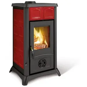 Poêle à Bois La Nordica Extraflame 7111600 Gemma Elegance Bordeaux