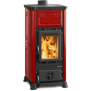 Poêle à Bois La Nordica Extraflame 7112600 Emiliana Bordeaux pas cher