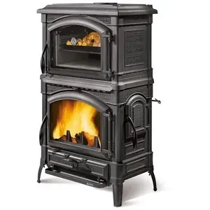 La Nordica Isotta Forno Evo Poêle à bois avec compartiment de cuisson 9,7 kW