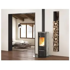 NORDICA Poêle à bois Liu Pietra 7,5 kW - LIUPIETRAPIERRENATUR pas cher