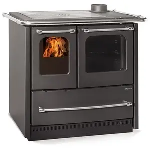 1 X CUISINIERE A BOIS SOVRANA EASY EVO 2.0 Couleur noir anthraciteVendu paramazon