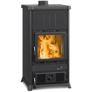 Poêle à Bois La Nordica 7112699 Fedora Steel Noir Anthracite