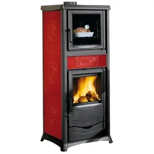 Poêle à Bois La Nordica 3009900 Rossella Plus Forno.165 Ceramica Borde... pas cher