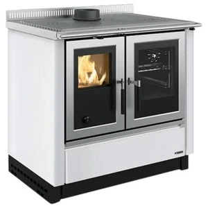 Cuisinière Traditionnelle Bois La Nordica 3005431 Venezia.16 Blanc pas cher
