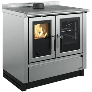 Cuisinière Traditionnelle Bois La Nordica 3005433 Venezia.16 Inox pas cher