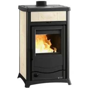 Poêle à Bois La Nordica 3004402 Termorossella Plus Dsa.16 Ceramica Pan... pas cher