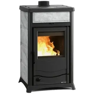 Poêle à Bois Bouilleur La Nordica 3004410 Termorossella Plus Dsa.16 Pierre Naturelle pas cher