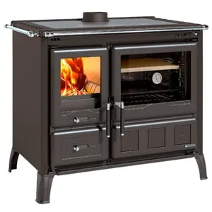 La Nordica - Cuisinière à bois Gardenia xxl Steel 10.5 kW pas cher