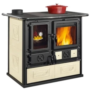 Cuisinière Traditionnelle Bois La Nordica 3005802 Rosa Sx Reverse.16 C... pas cher