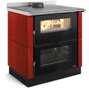 Cuisinière à Bois Traditionnelle La Nordica 7016260 Verona Xxl Maiolic...