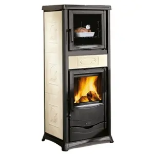 Poêle à Bois La Nordica 7112391 Rossella Plus Forno 5.0 Panna pas cher